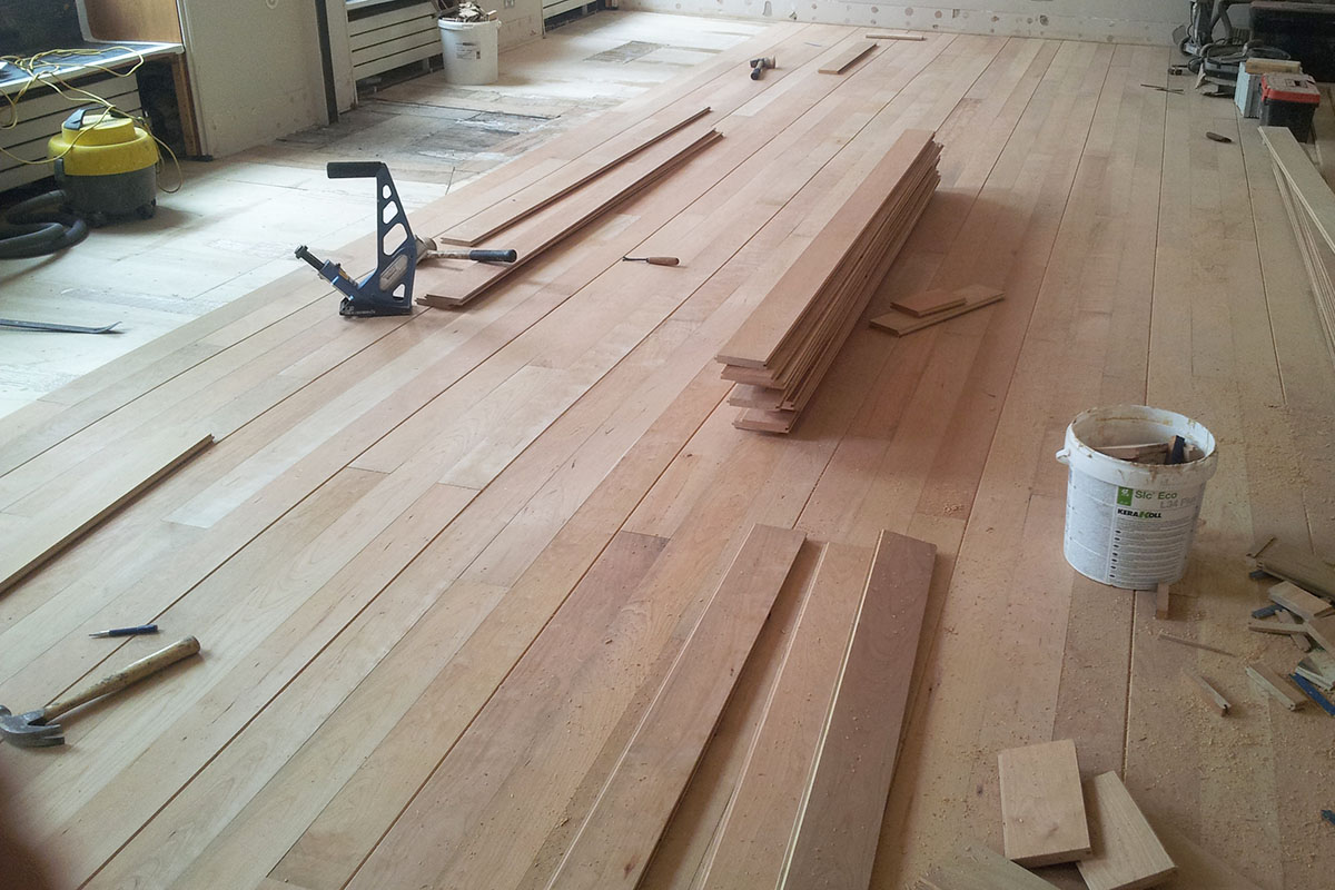 Wood Flooring Installaiton