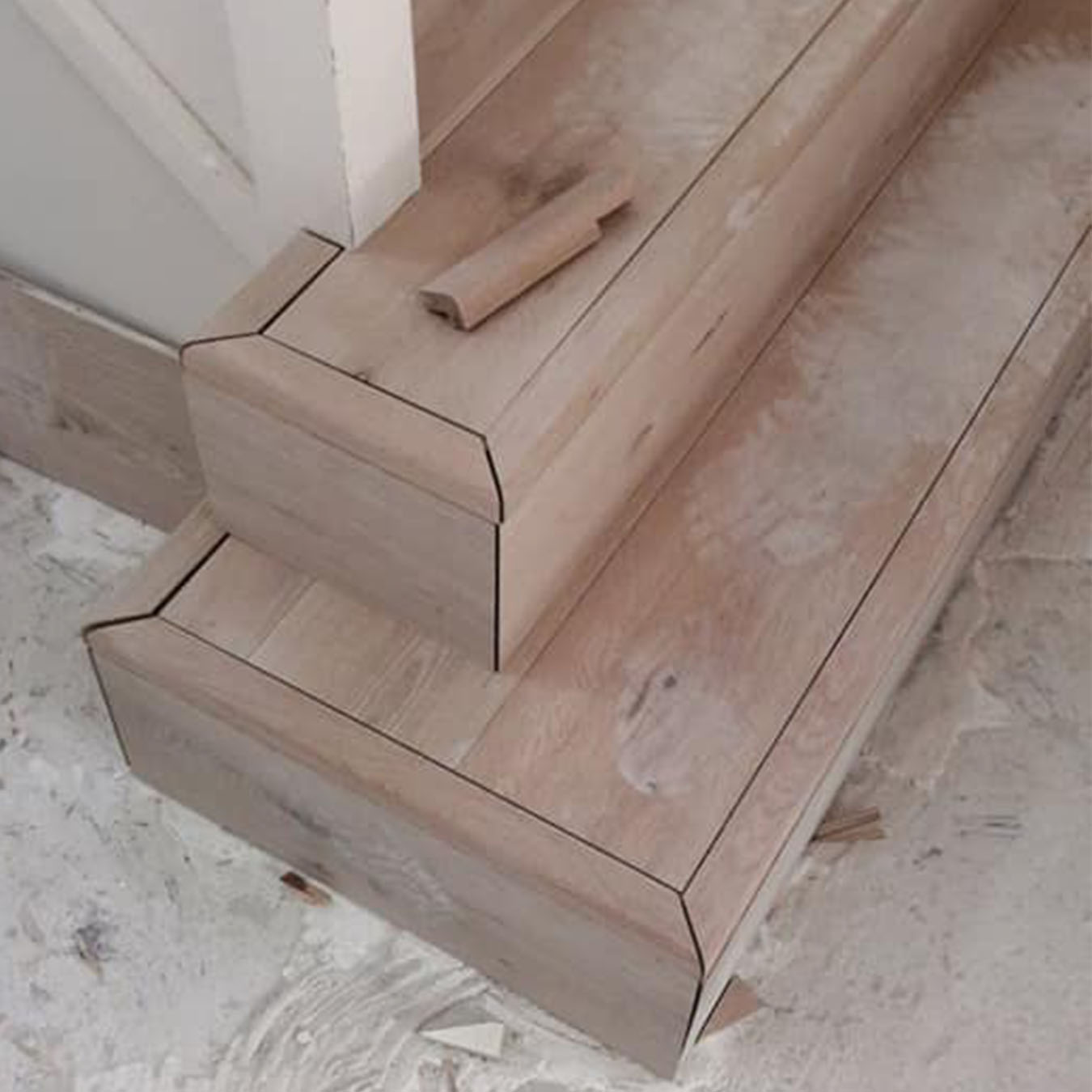 Cladding Steps Before